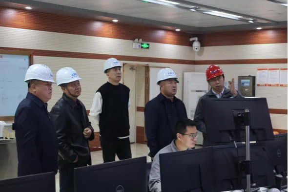 球盟会总经理于永祥到舒兰市宏源煤矸石公司调研供热保障工作