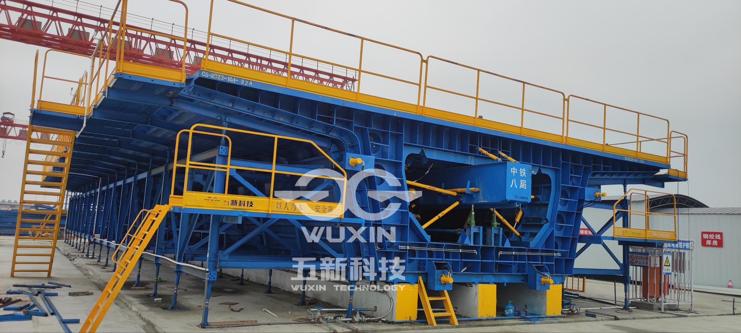 中铁八局-沪宁合铁路-全椒制梁场