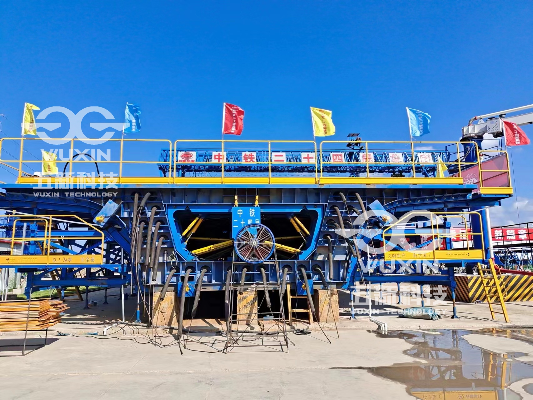 中铁二十四局-沪宁合铁路-太仓制梁场