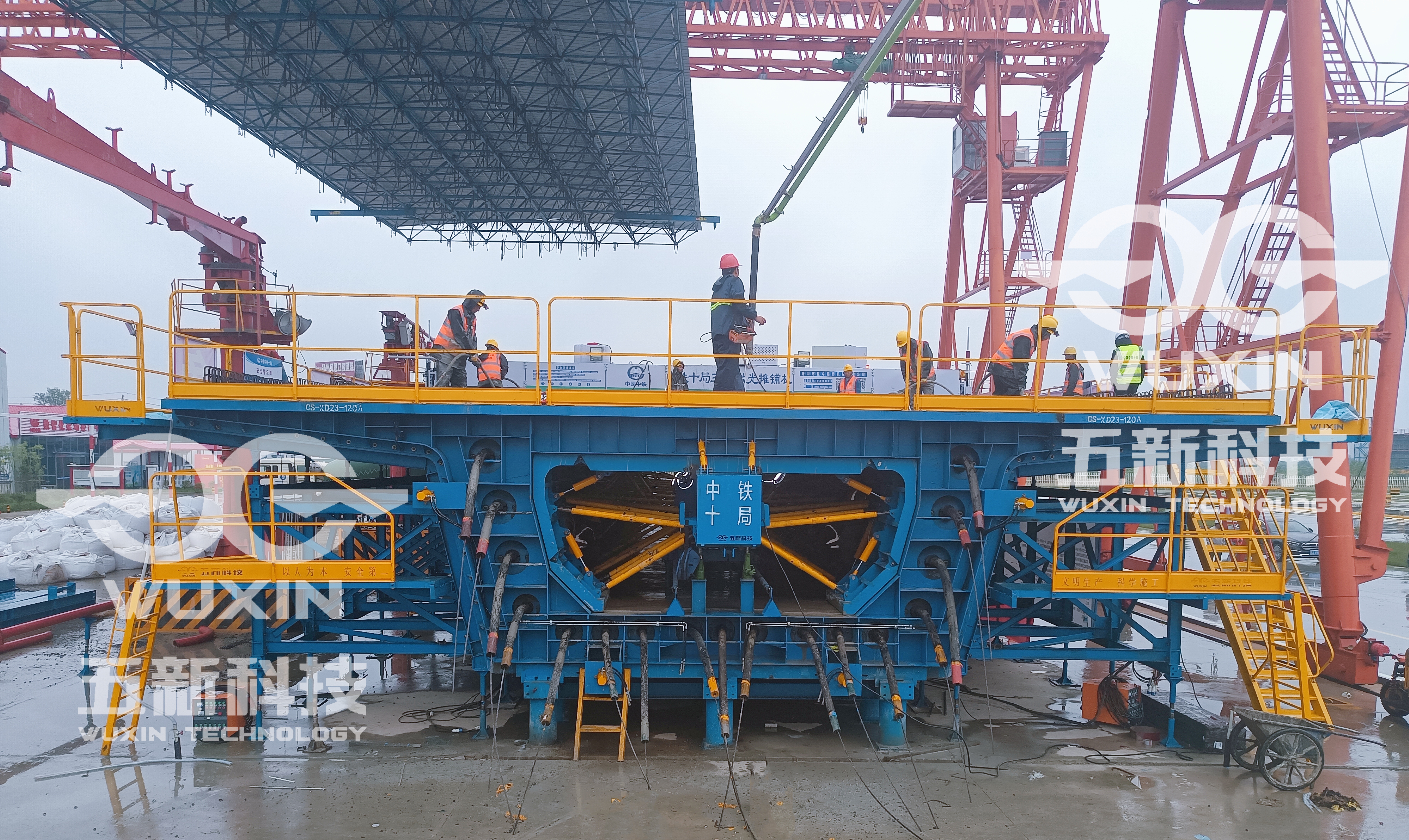 中铁十局-沪宁合铁路-扬州制梁场