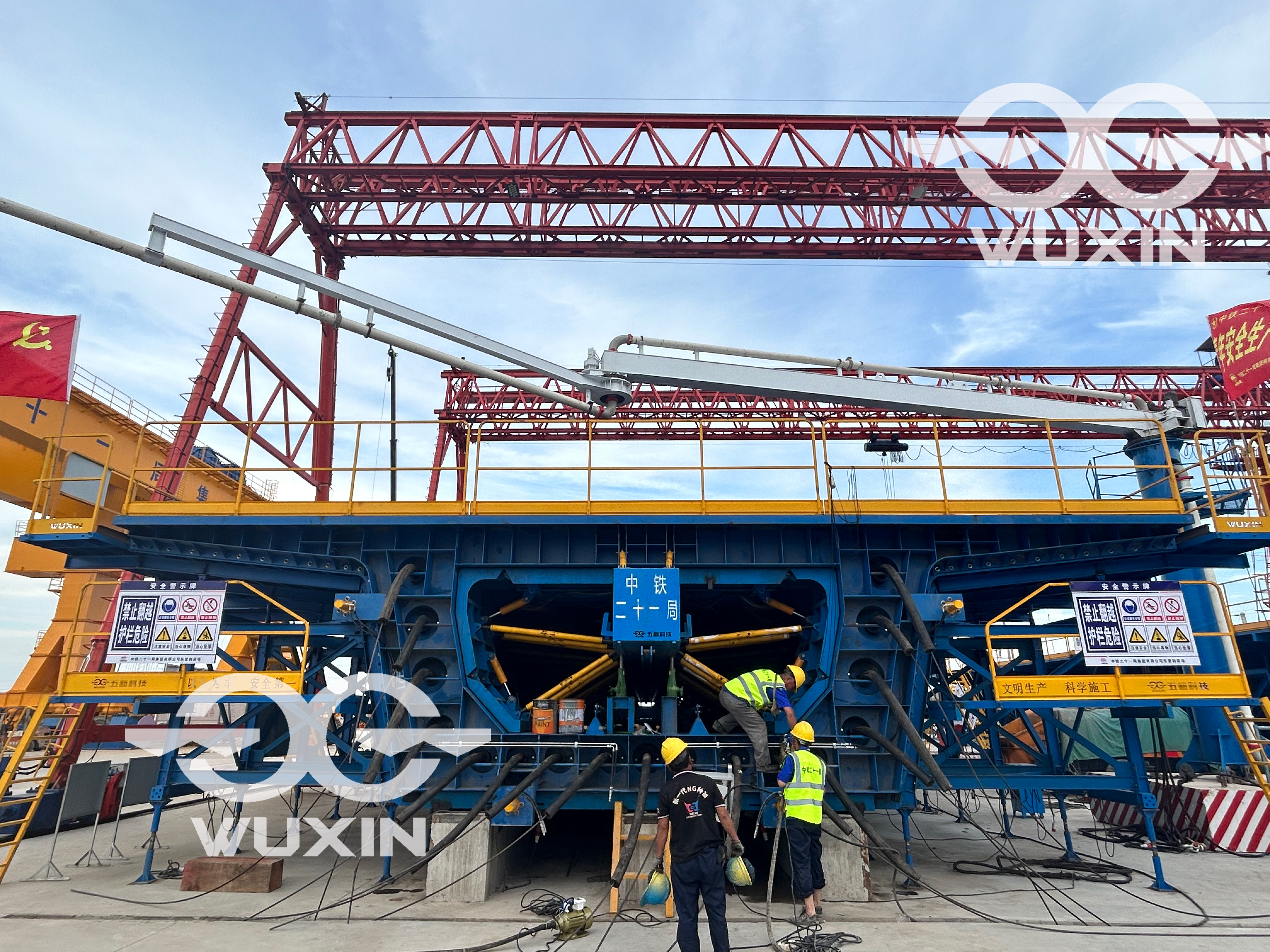 中铁二十一局-津潍高铁-东营制梁场