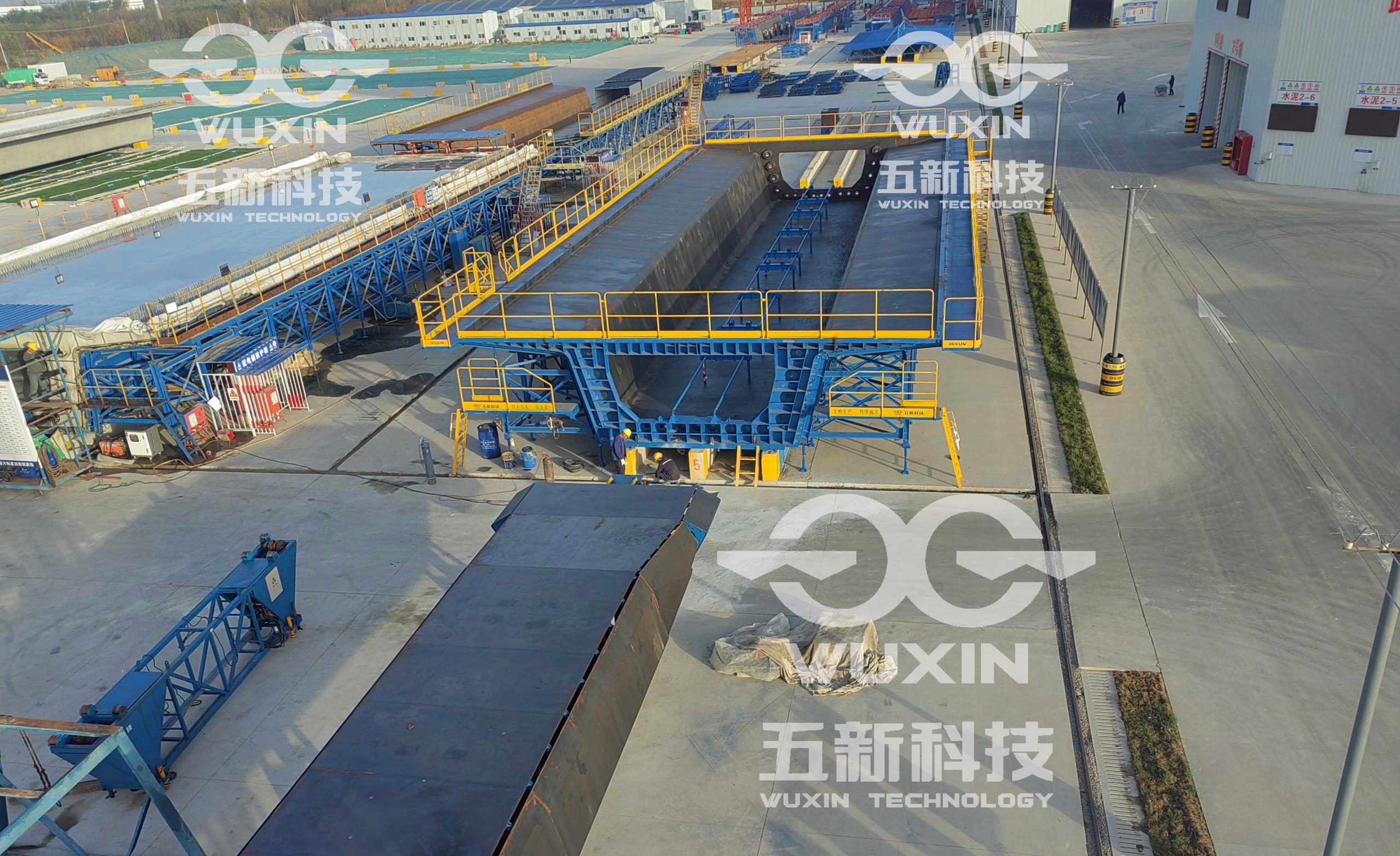 中铁六局-津潍高铁-星湖路制梁场