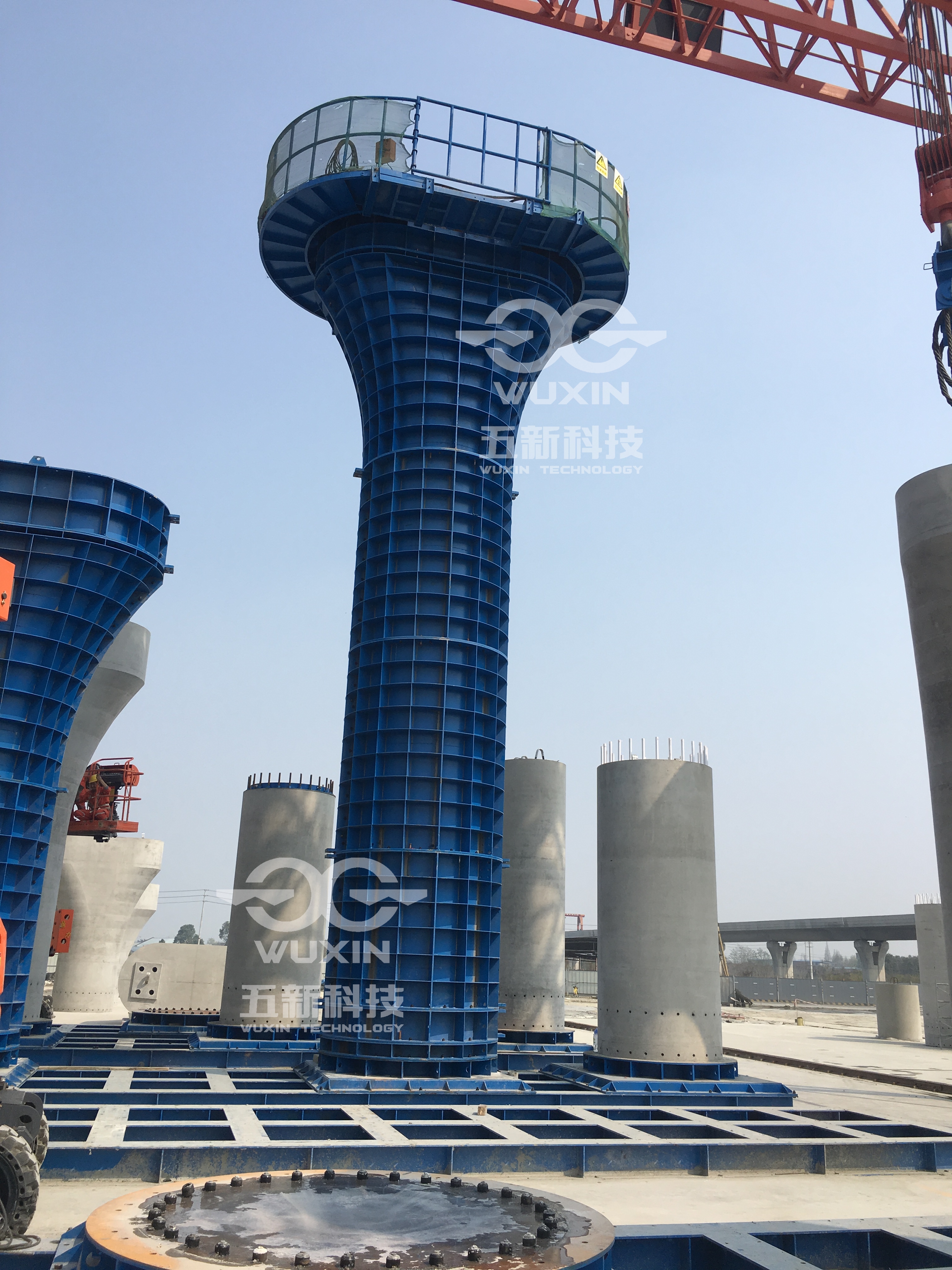 成都三环预制墩身